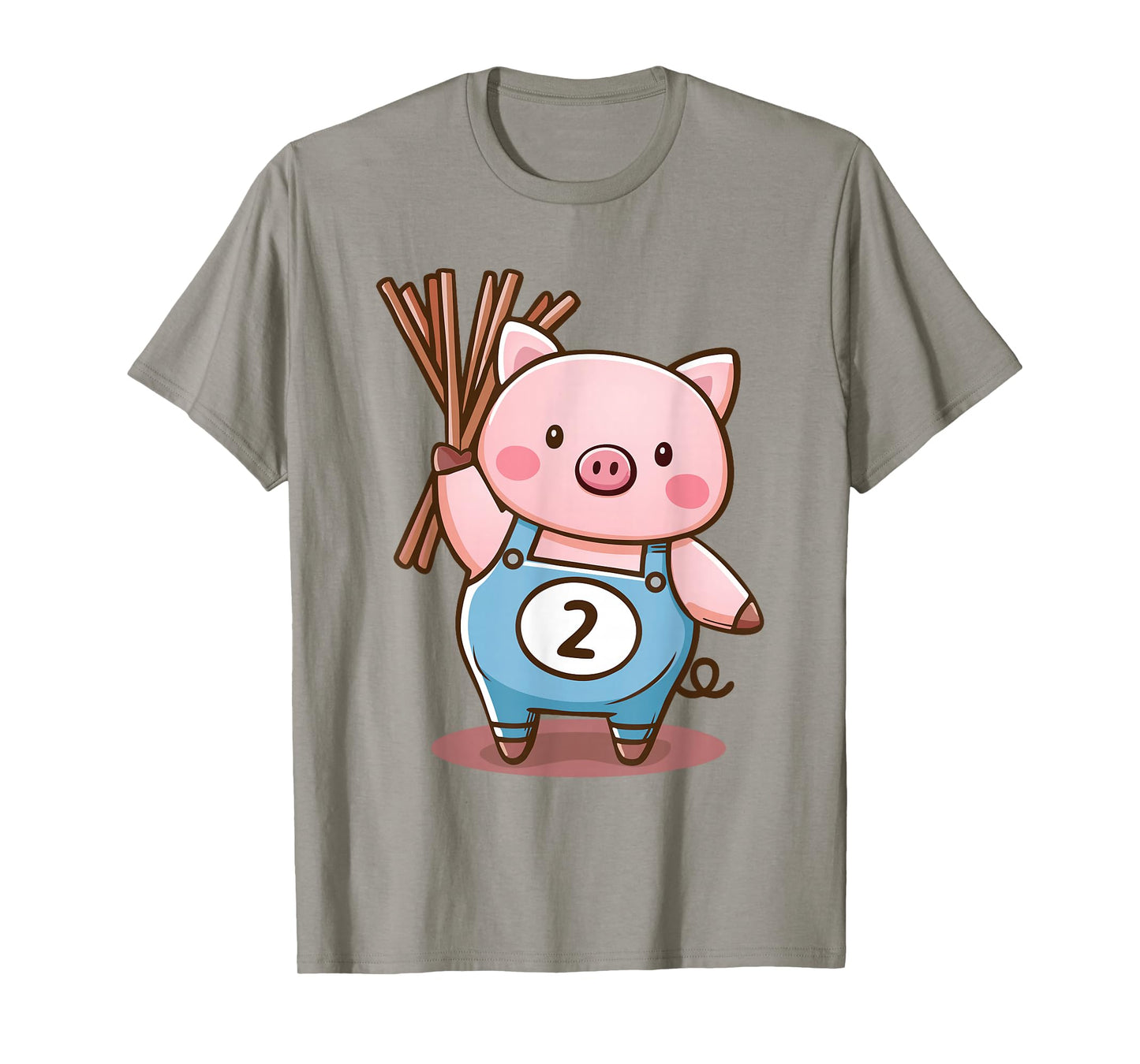 Three Little Pigs Pig 2 Costume Kids Girls Boys Men Women T-Shirt