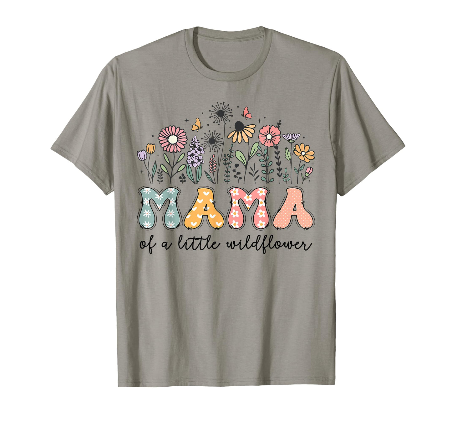 Mama Of The Little Wildflower Baby Birthday Party T-Shirt