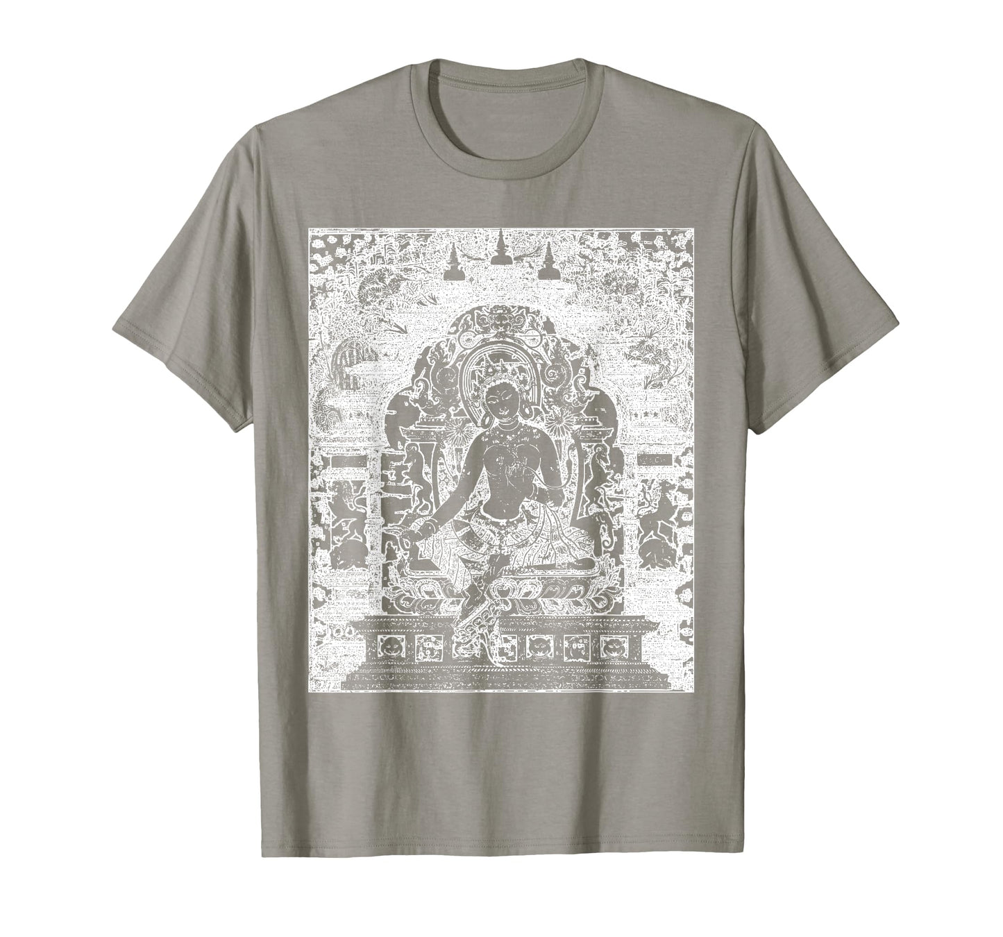 Green Tara Mantra Buddha Tibetan Vajrayana Buddhism T-Shirt