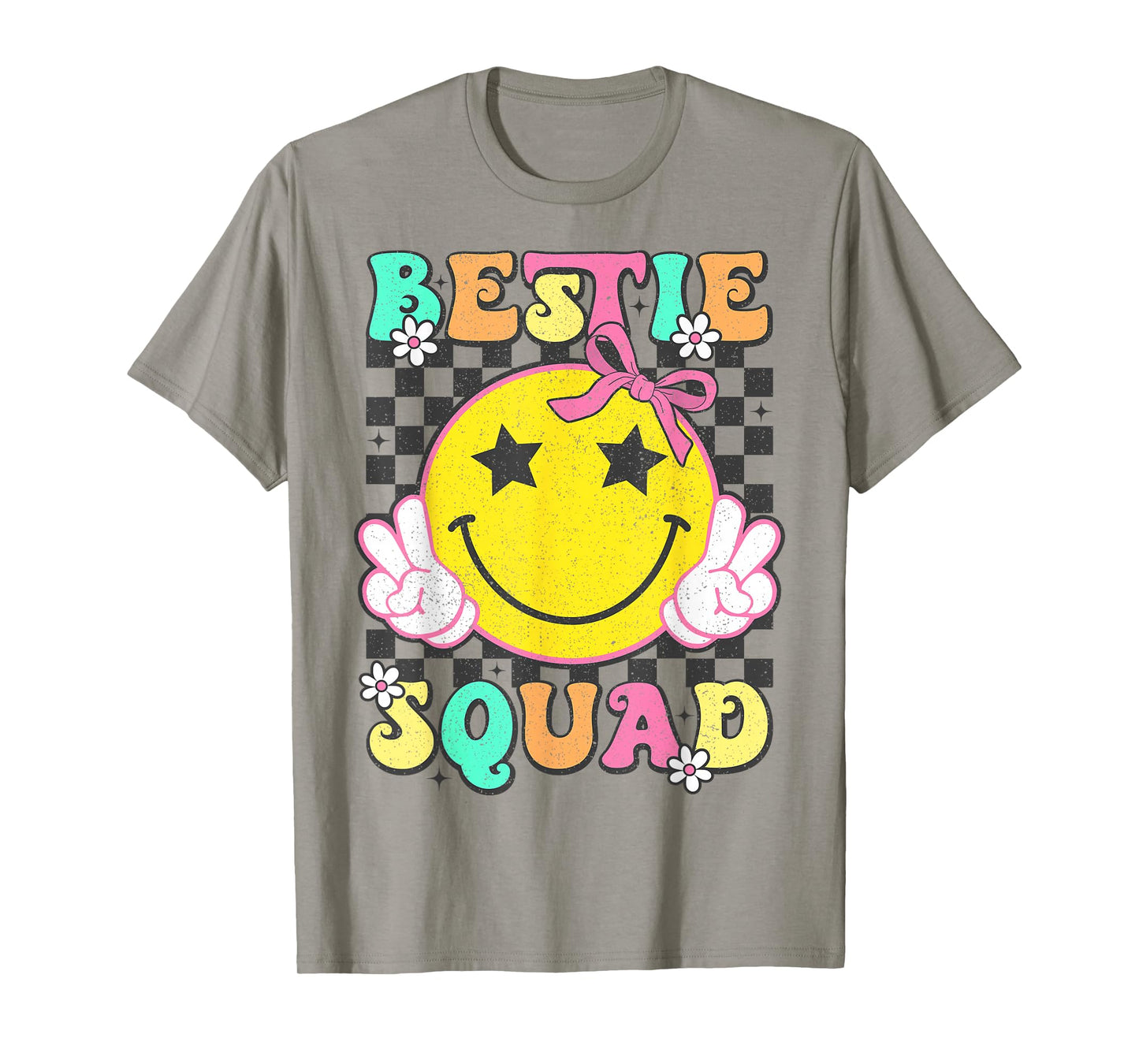 Groovy Bestie Squad Best Friends Matching Girls Party T-Shirt