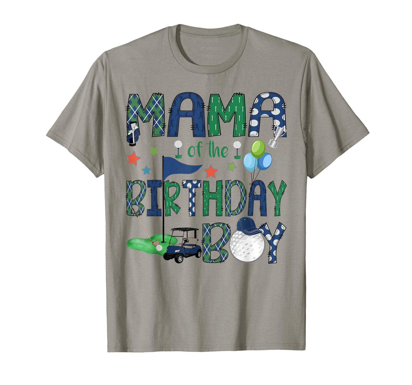 Mama Of The Birthday Boy Hole In One Golf Lover T-Shirt