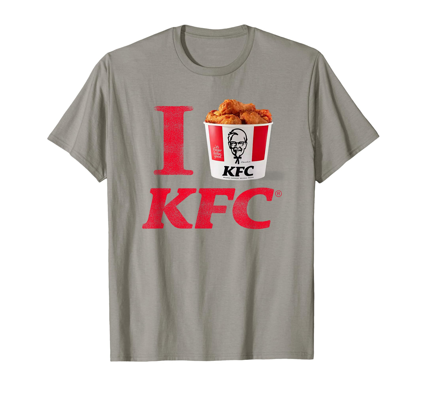 KFC I Heart KFC Bucket of Fried Chicken Retro Food T-Shirt