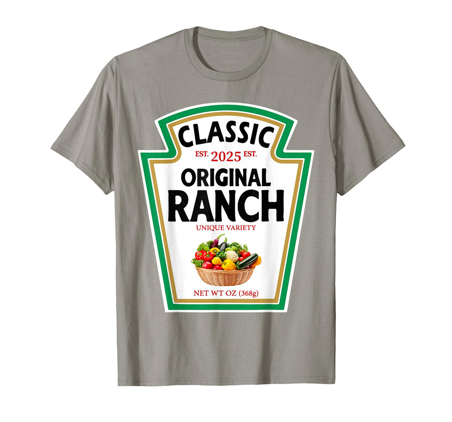 Ranch Sauce Green Salad Dressing Condiment DIY Halloween T-Shirt