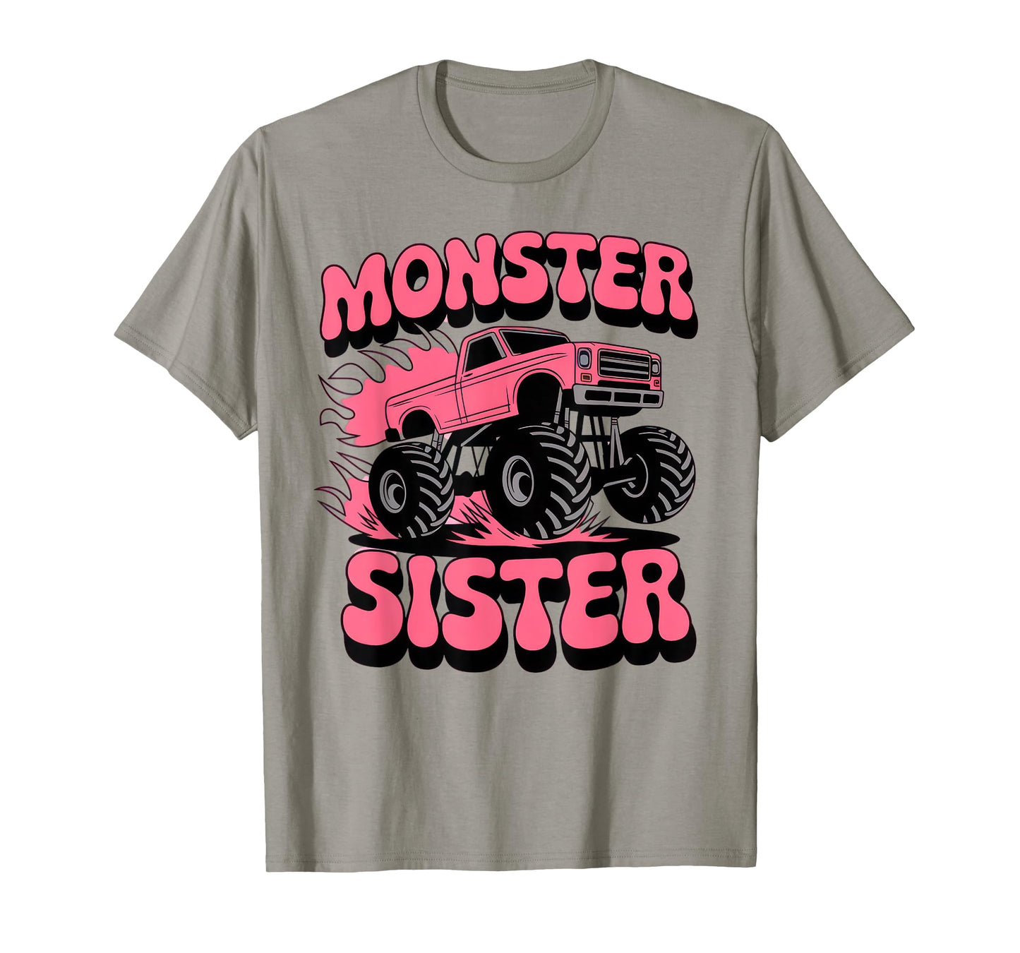 Monster Truck Sister Monster Truck Are My Jam Truck Lovers T-Shirt