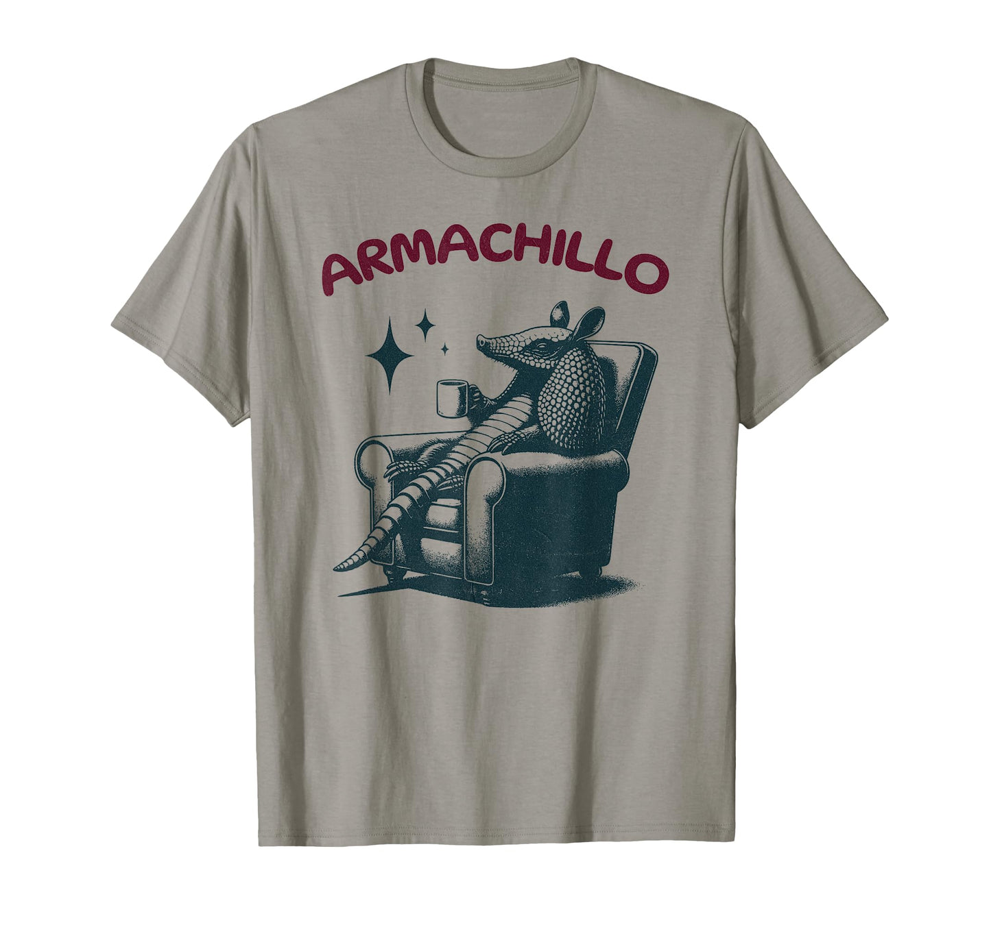 Armachillo - Funny Chilling Armchair Armadillo T-Shirt