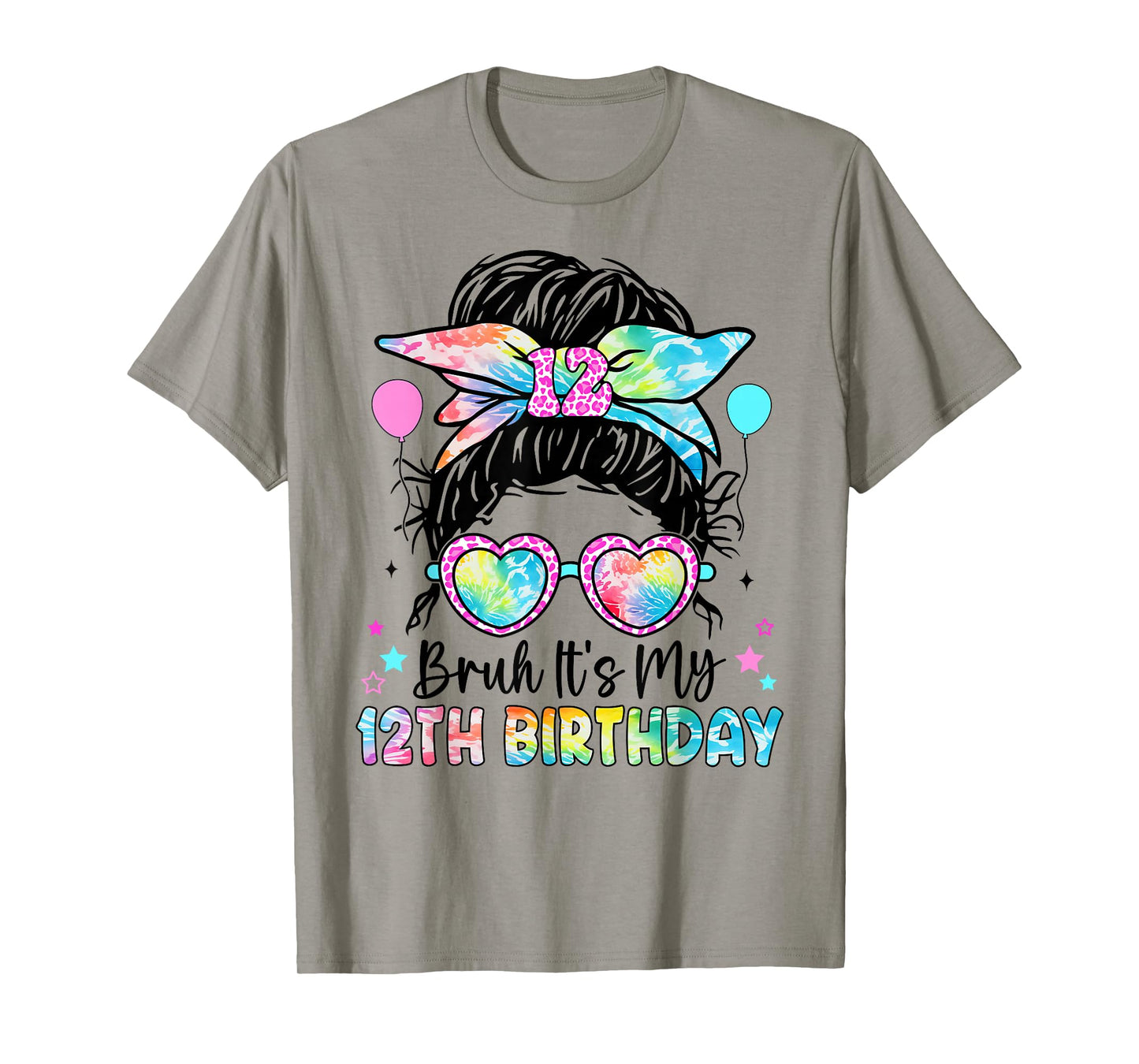 Bruh It's My 12th Birthday 12 Year Old Birthday For Girl T-Shirt
