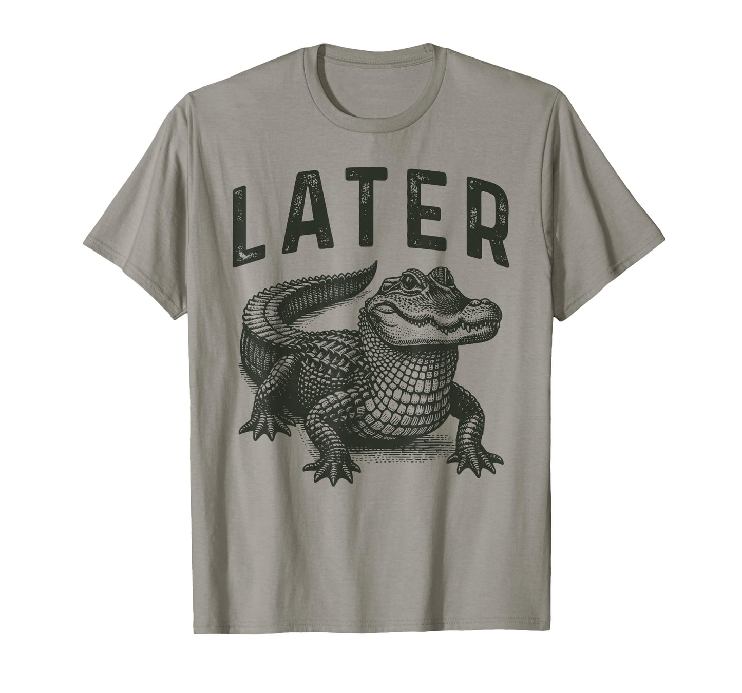 Funny Alligator Crocodile Pun for Men & Women Later Gator T-Shirt