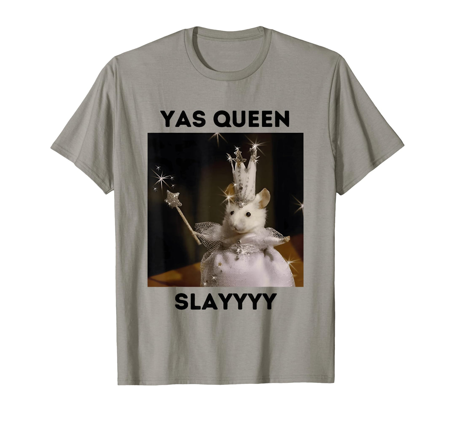 Yas Queen Slay Funny Meme Sarcastic Costume Tees T-Shirt