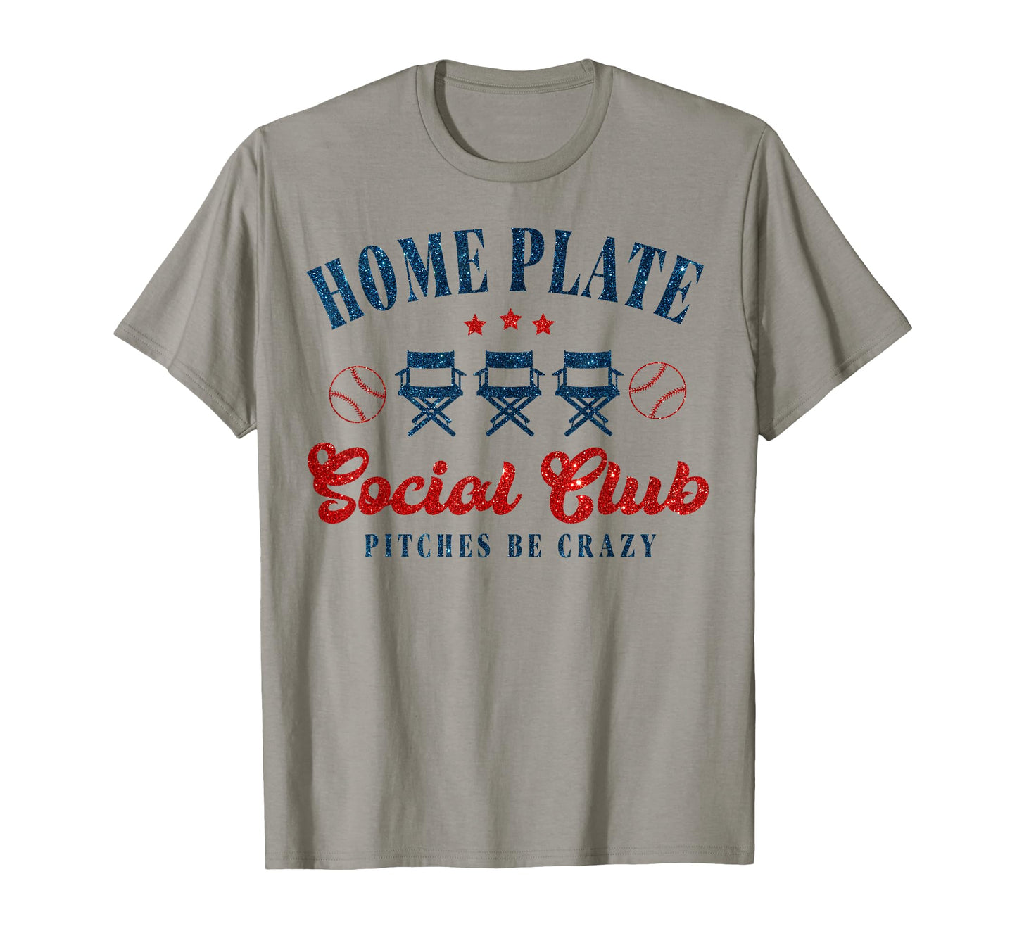 Home Plate Social Club Pitches Be Crazy T-Shirt