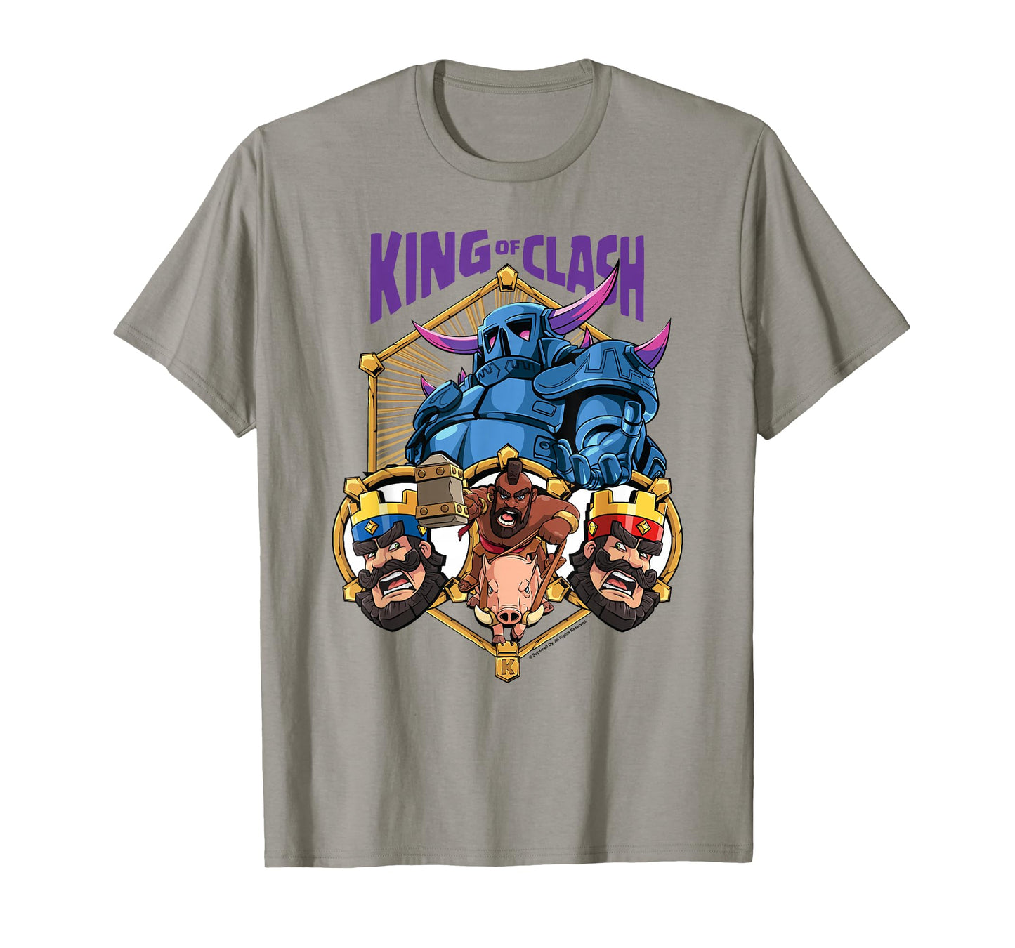 Clash Royale King Of Clash P.E.K.K.A. Portrait T-Shirt