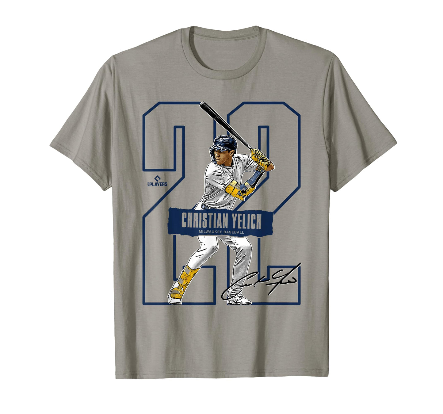 Christian Yelich | Milwaukee Baseball Players | MLBCHR301N T-Shirt