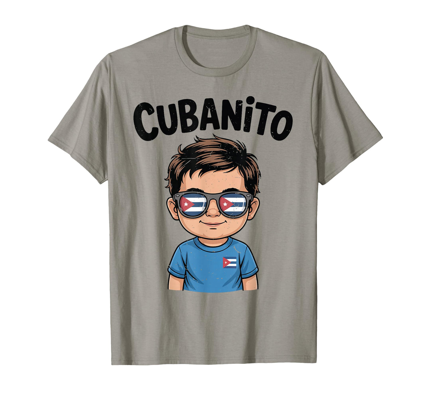 Cubanito Toddler Boy Cuban Hispanic Heritage Month Cuba Boys T-Shirt