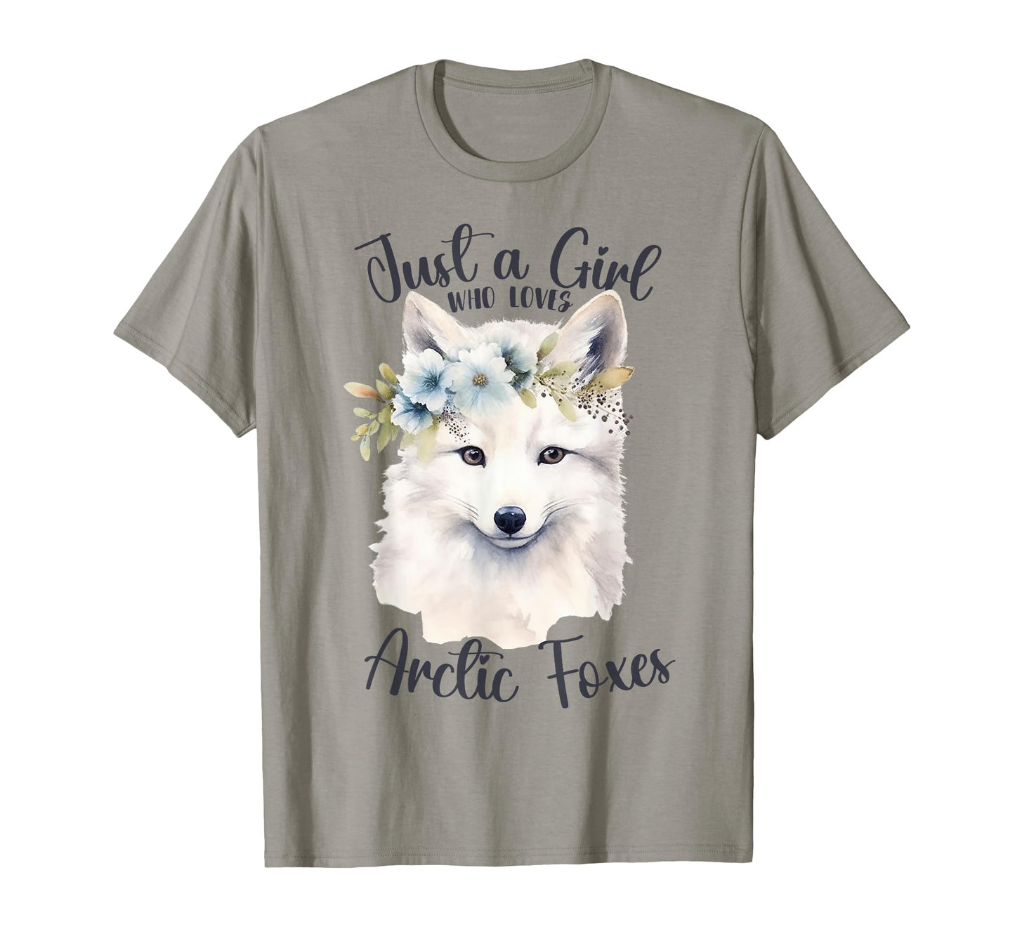 Just a Girl Who Loves Arctic Foxes for Girls Who Love Foxes T-Shirt