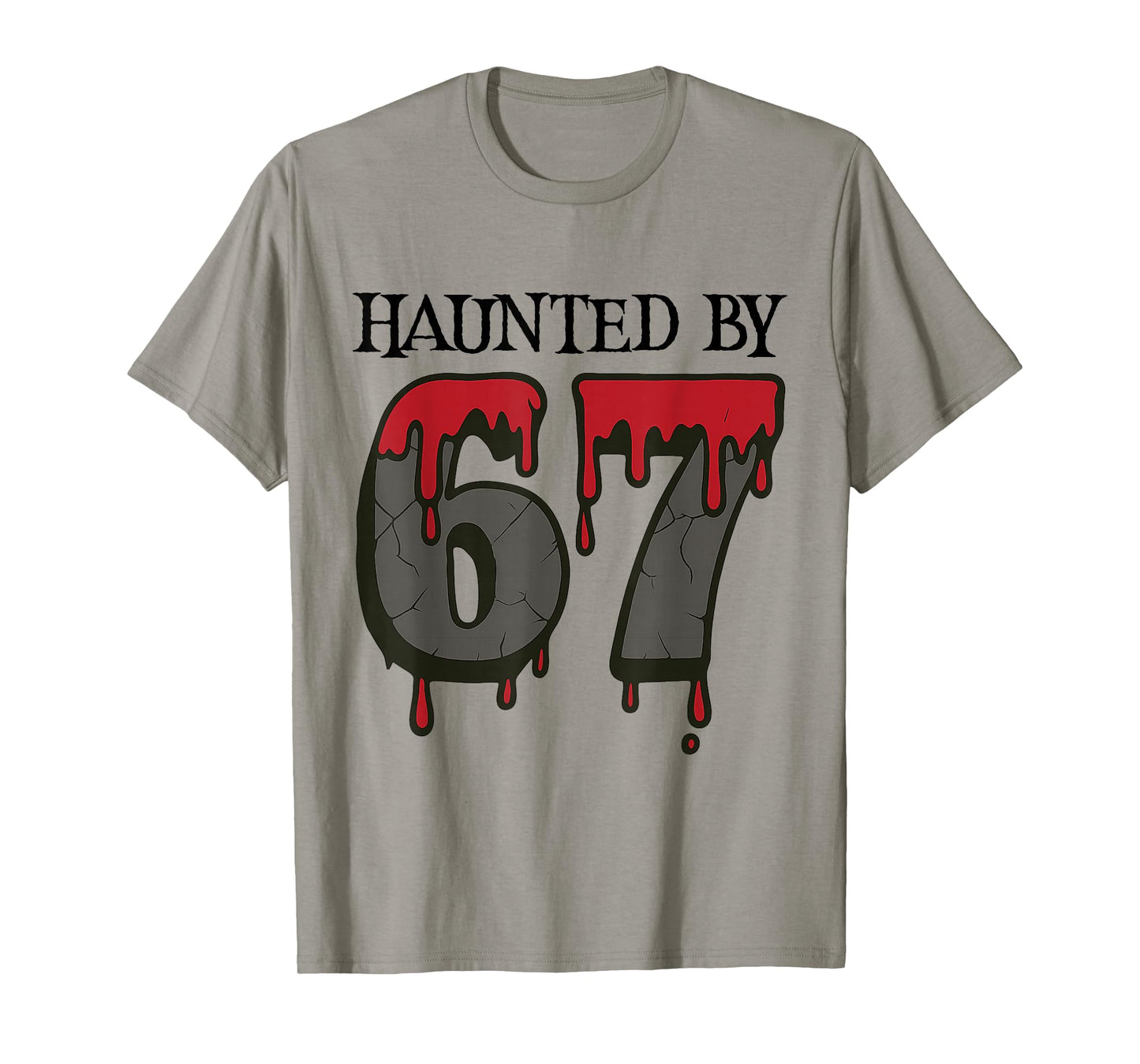 67 Meme Halloween Haunted Spooky - Six Seven Gen Alpha Z T-Shirt