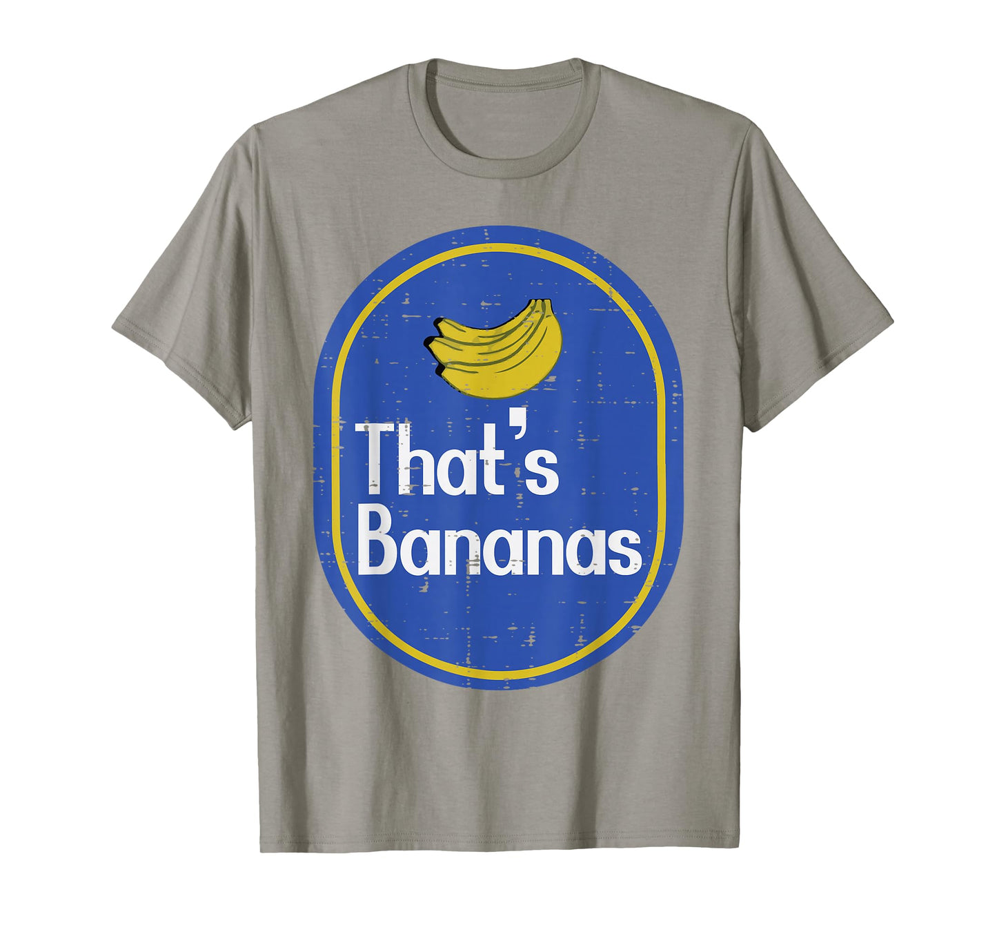 Thats Bananas Sticker Fruit Costume Halloween Men Women Kids T-Shirt