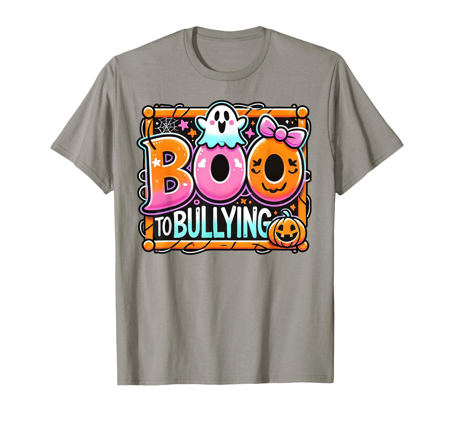 Boo To Bullying Shirt Unity Day Cute Ghost Halloween T-Shirt