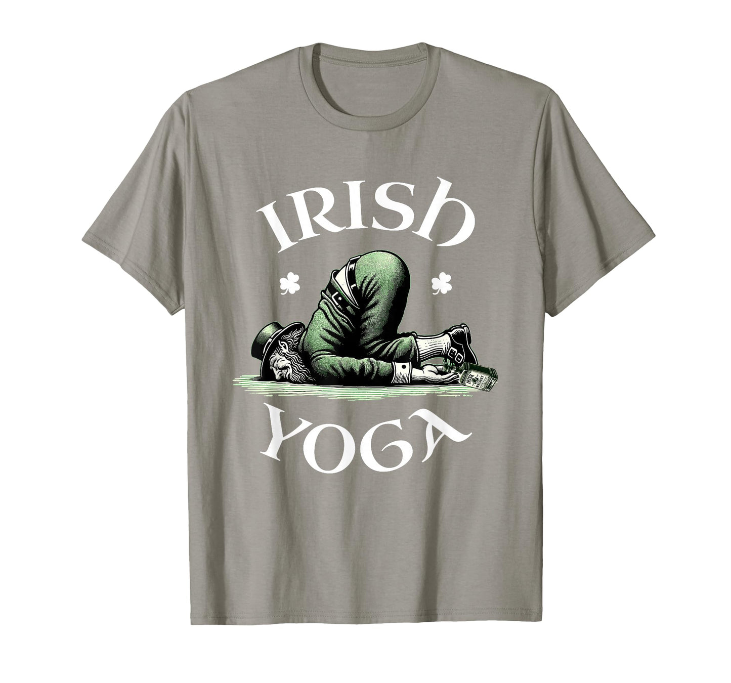 Irish Yoga Festive Green St. Paddy's Day Humor T-Shirt
