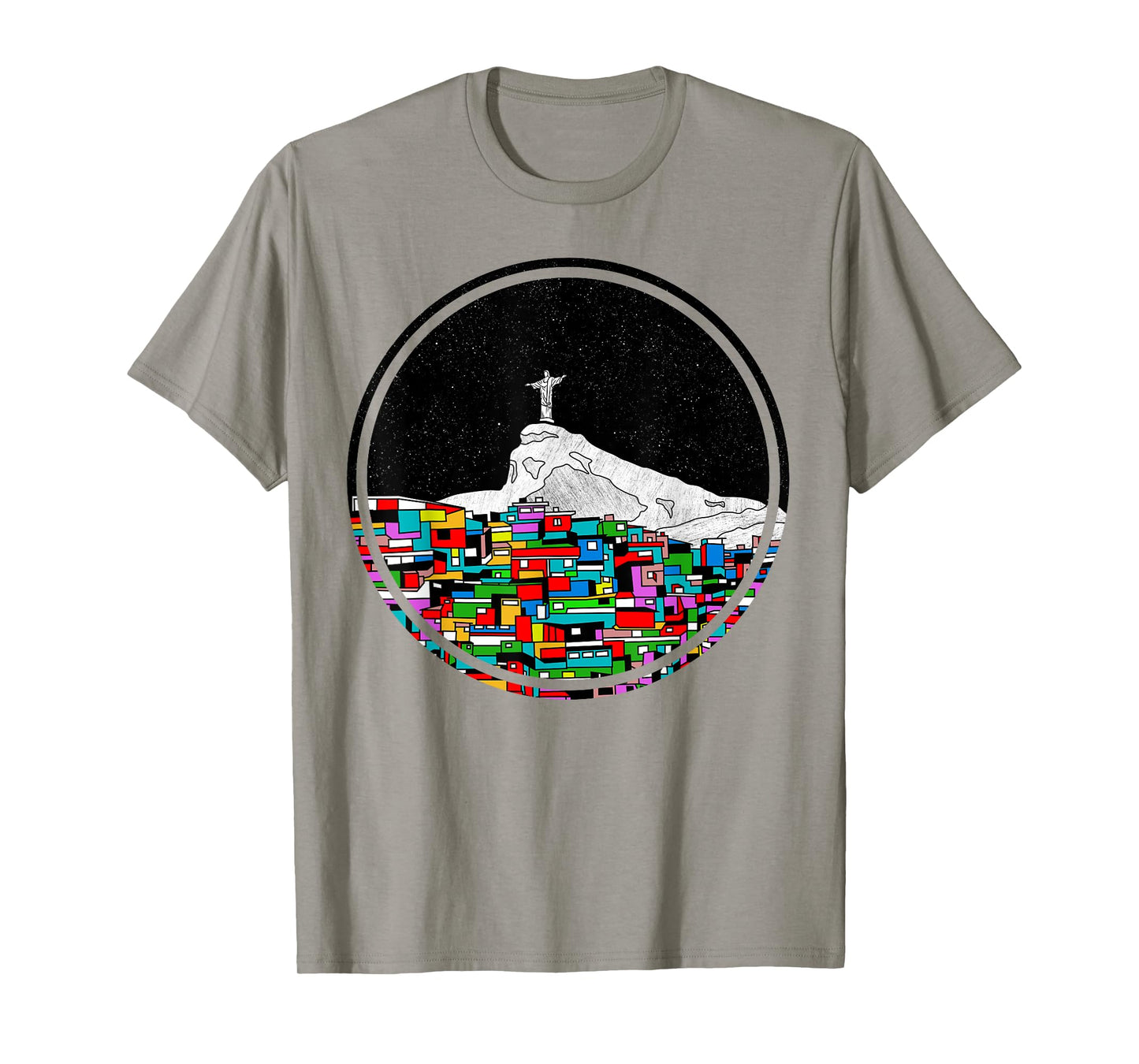 Christ the Redeemer Rio de Janeiro print T-Shirt