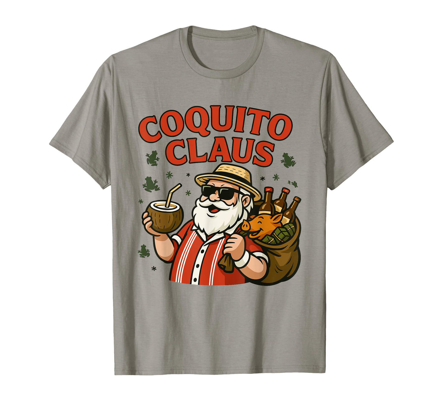 Coquito Claus Puerto Rican Christmas T-Shirt