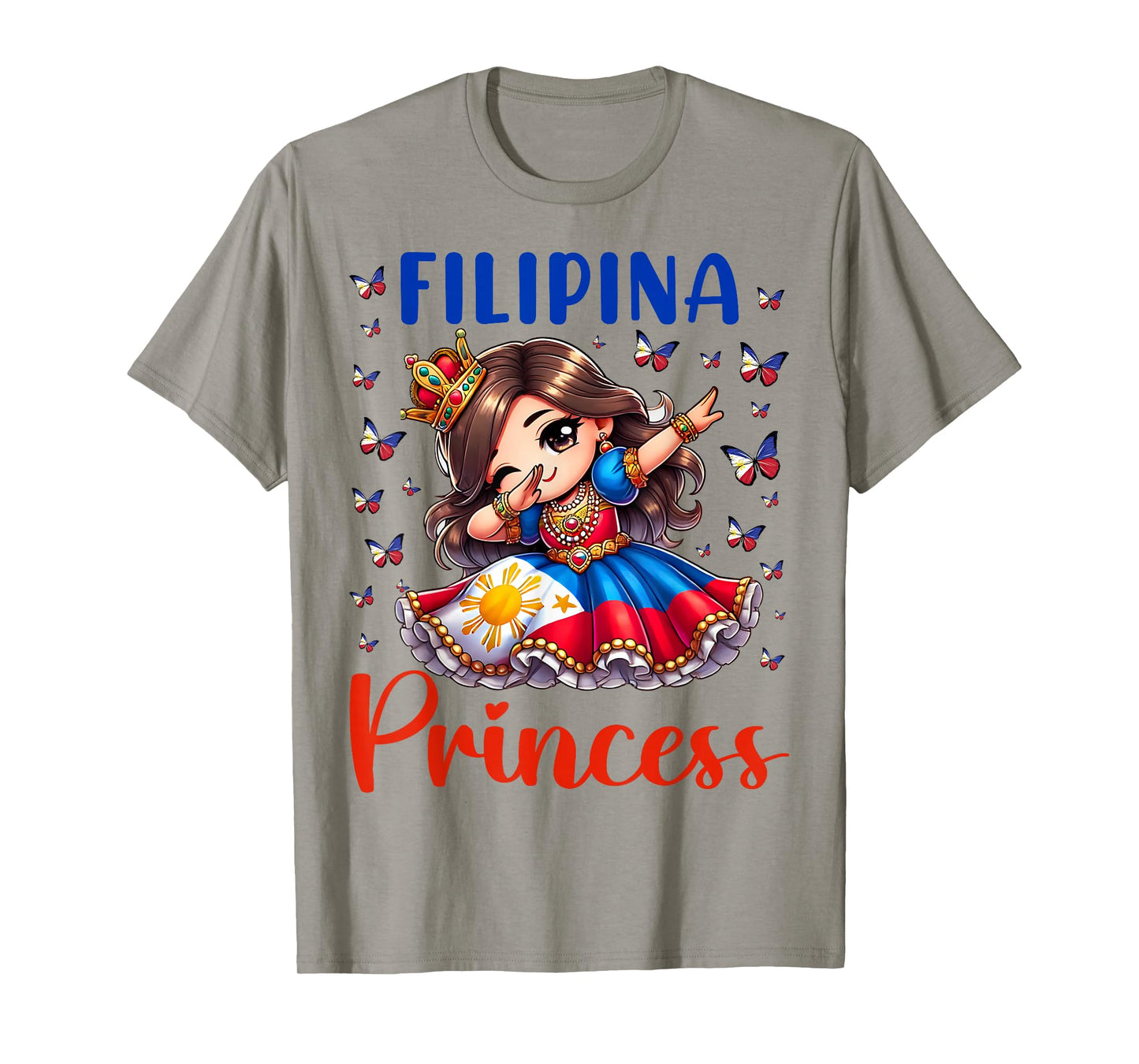 Filipina Princess Dabbing for girls & kids T-Shirt