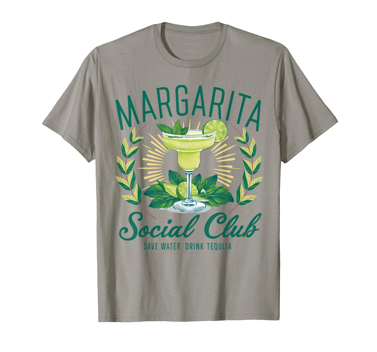 Margarita Social Club Est Tequila Cocktail Club Drinking T-Shirt