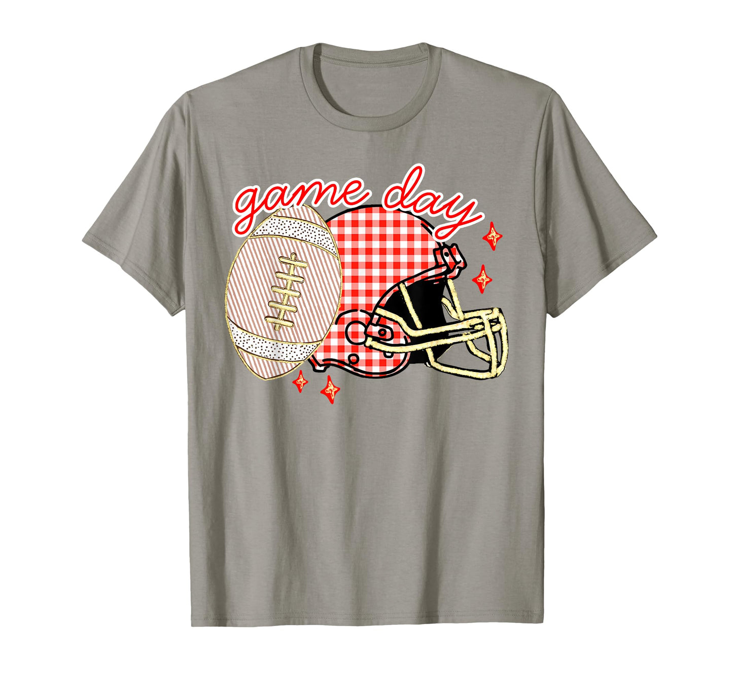 Preppy Football Game Day Touchdown Season Men Women Kids T-Shirt
