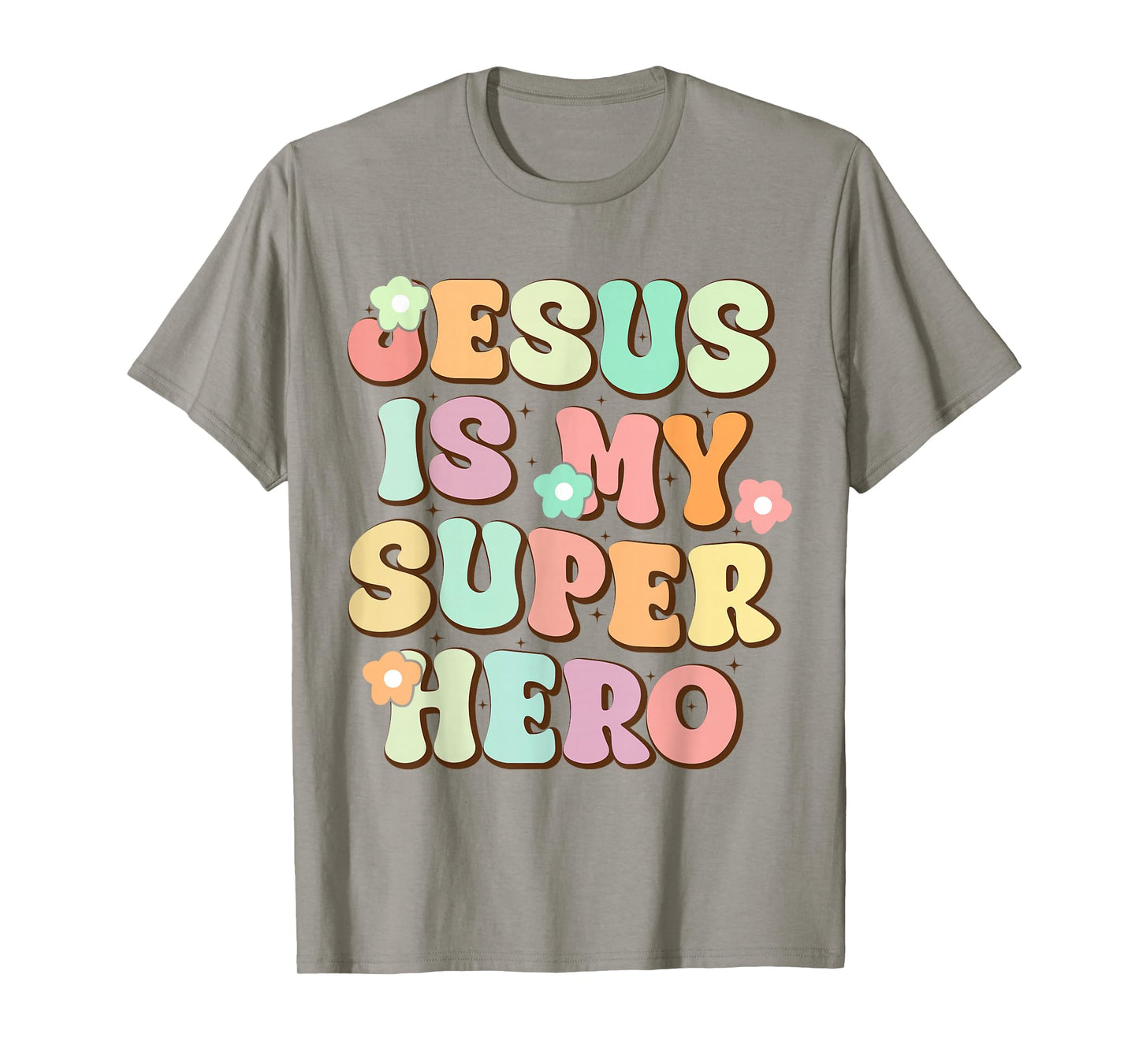 Jesus Is My Superhero Christian Religious T-Shirt