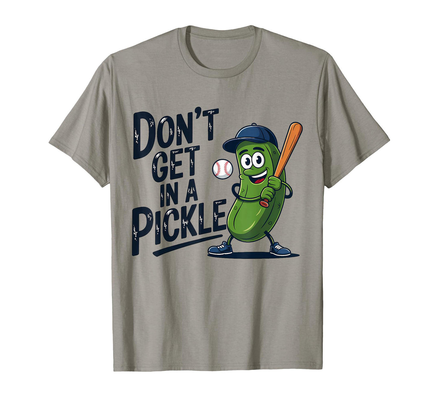 Don't Get in a Pickle Funny Baseball T-Shirt