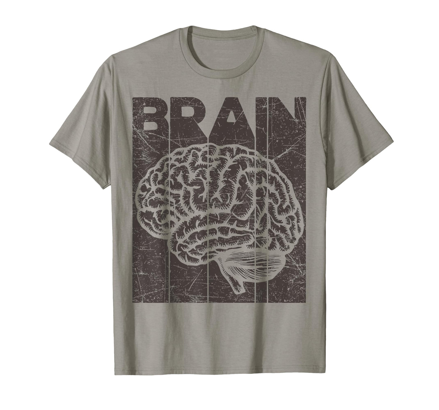 Brain Vintage Neurologist Retro Brain Section Neurology T-Shirt