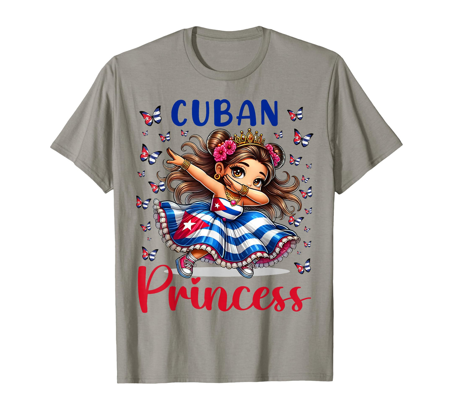 Cuban Princess Dabbing for girls & kids T-Shirt