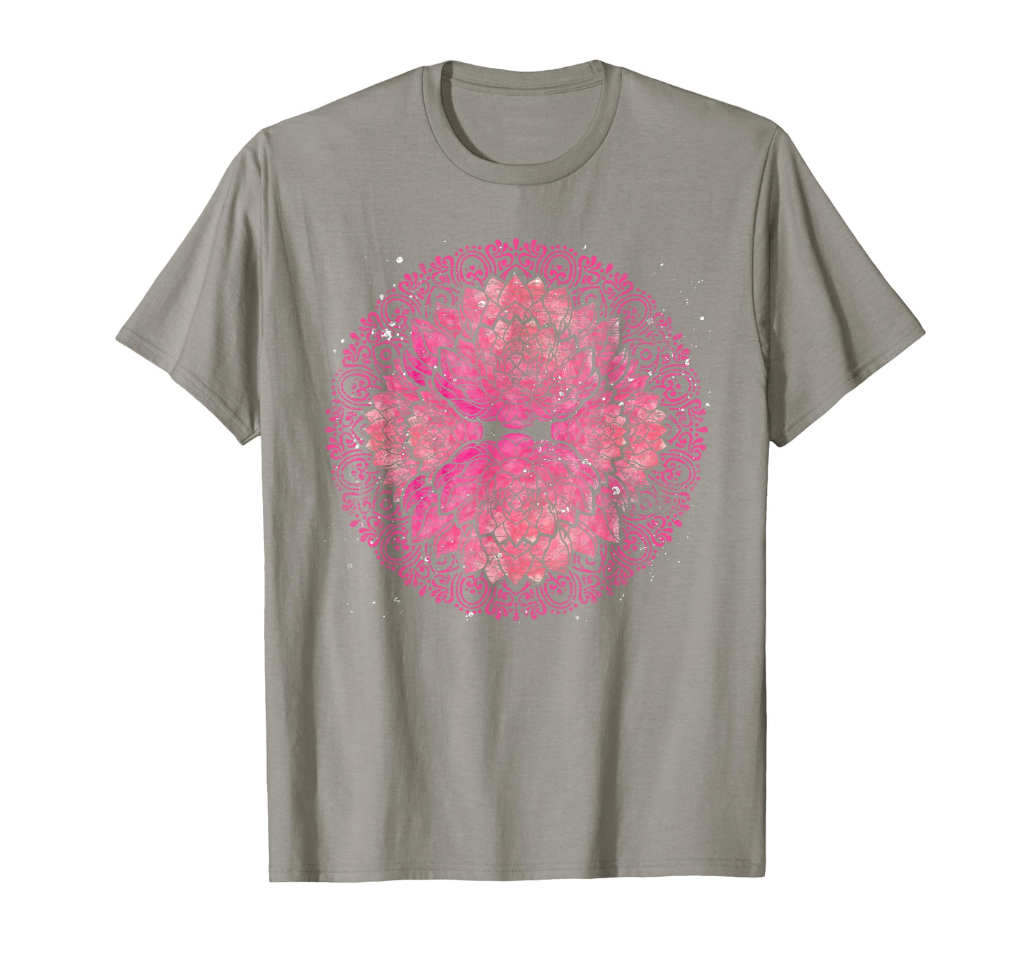 Yoga Flow Meditation Prana Art Flower Blossom Mandala Lotus T-Shirt
