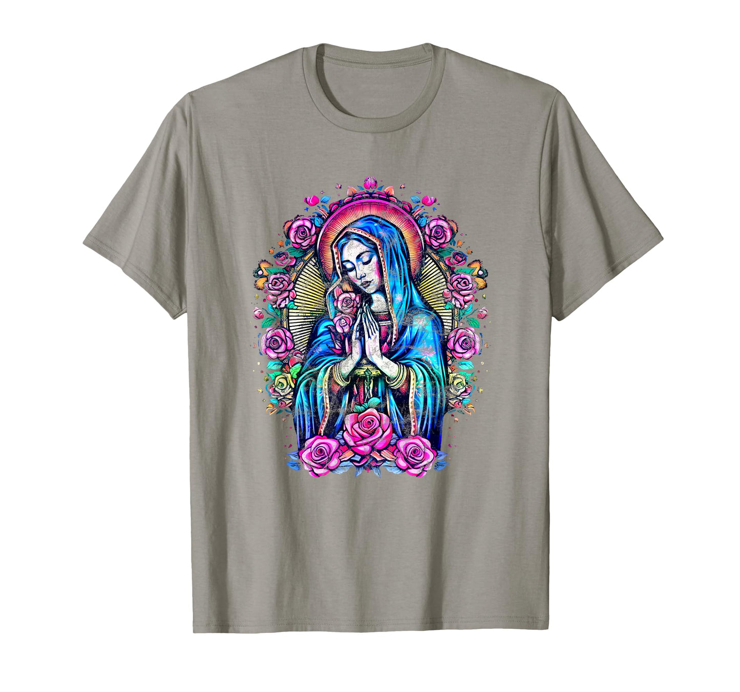 Praying Mary with roses, Christianity, Our Lady of Guadalupe T-Shirt