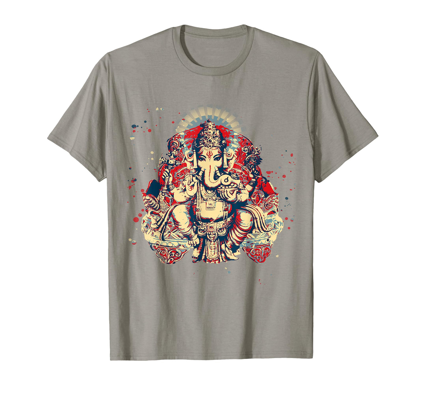 Yoga Shirts Spiritual Hindu God Ganesha T-Shirt Meditation T-Shirt