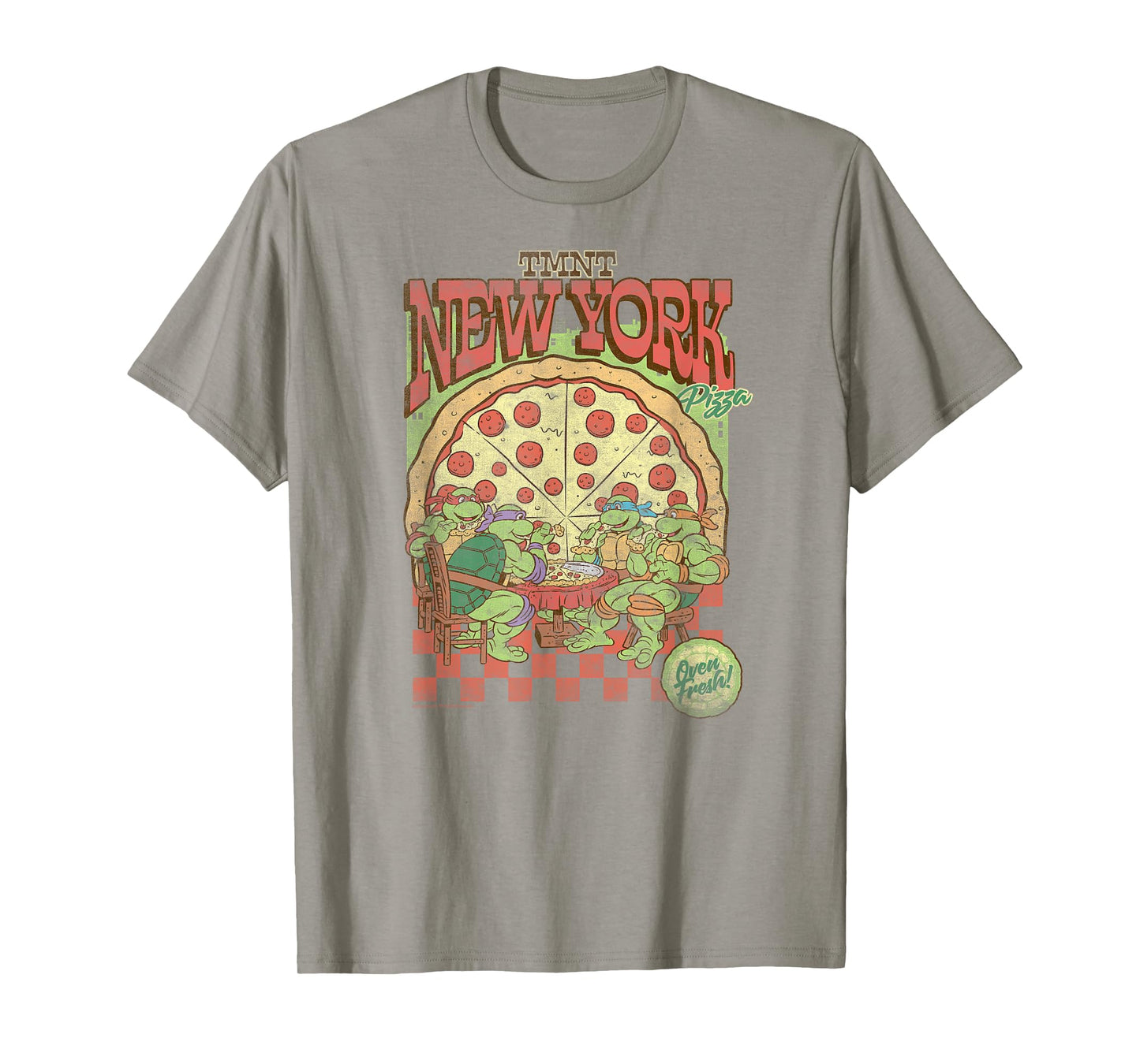 Teenage Mutant Ninja Turtles TMNT New York Pizza Retro T-Shirt