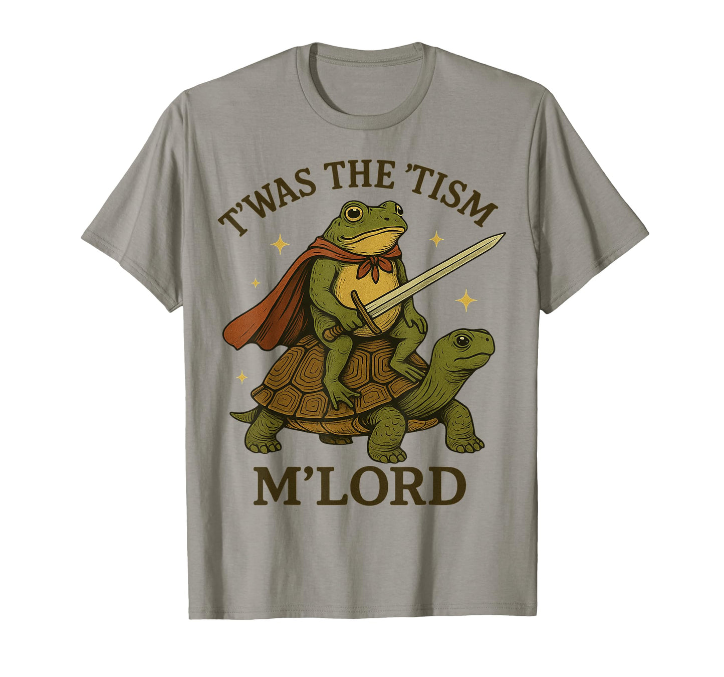 TWAS The Tism M Lord Funny Vintage Frog Graphic Tee Autism T-Shirt
