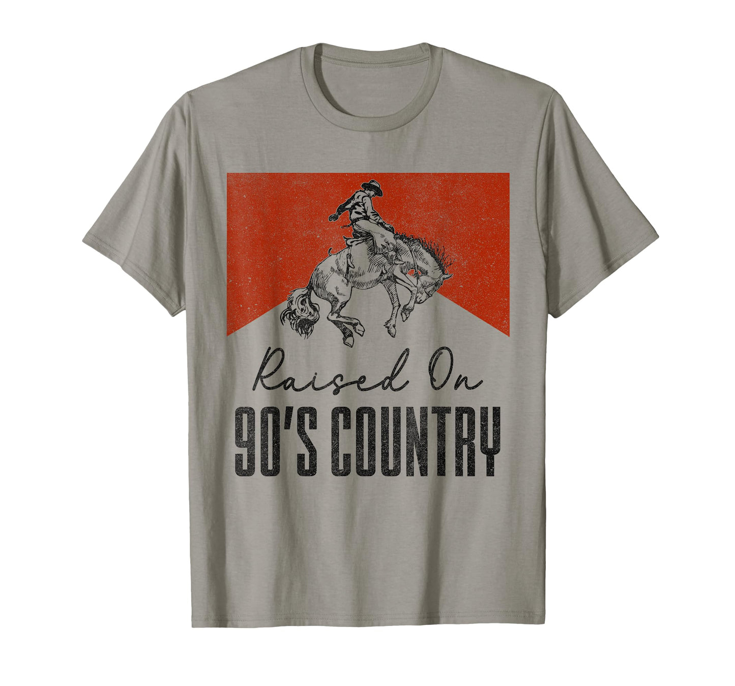 Raised On 90's Country Music Vintage Western Cowgirls T-Shirt