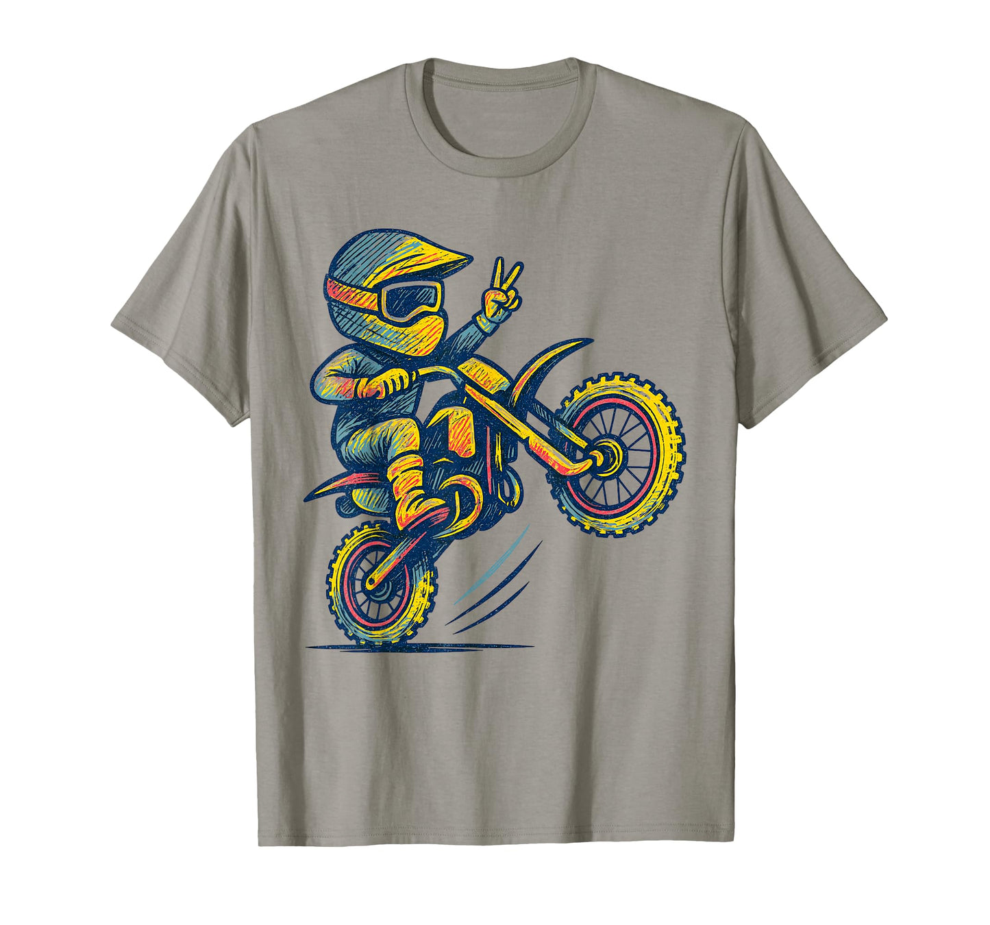 Dirt Bike Motocross Enduro Racing Funny Teens Boys Toddlers T-Shirt