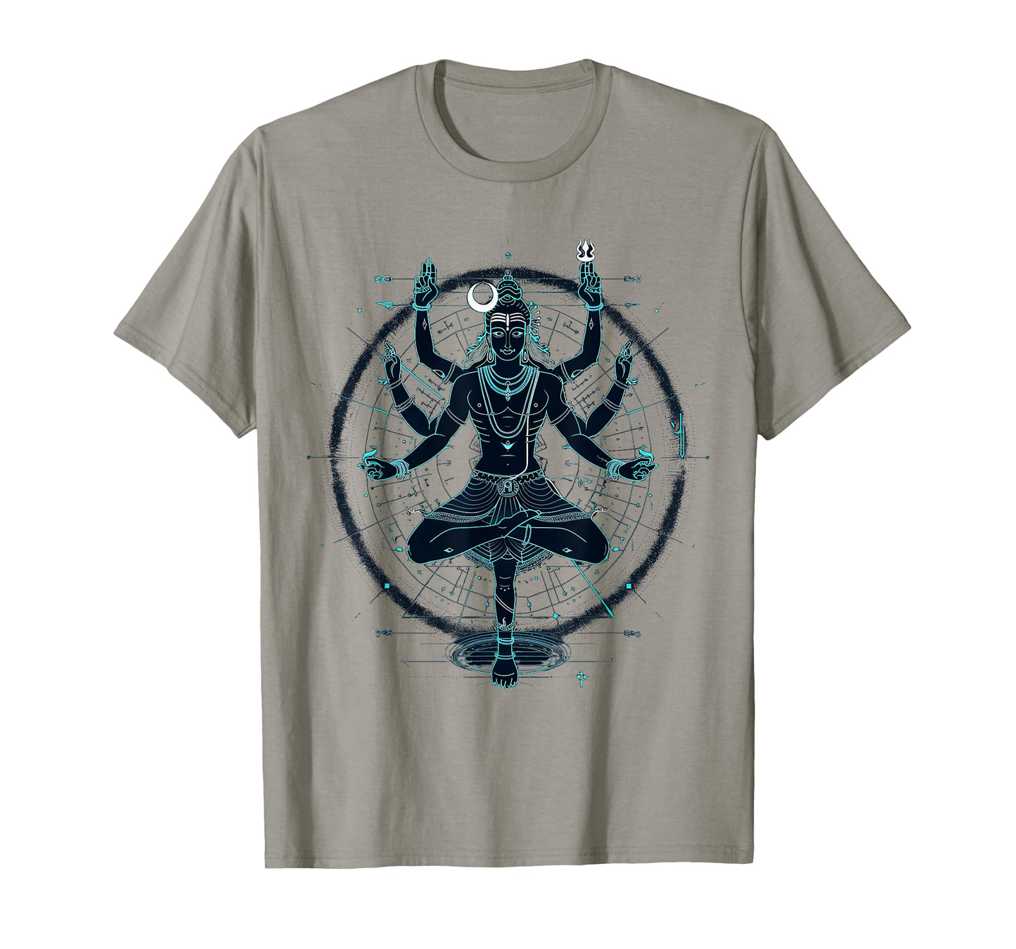 Shiva spiritual hindu god tandava dance yoga meditation T-Shirt