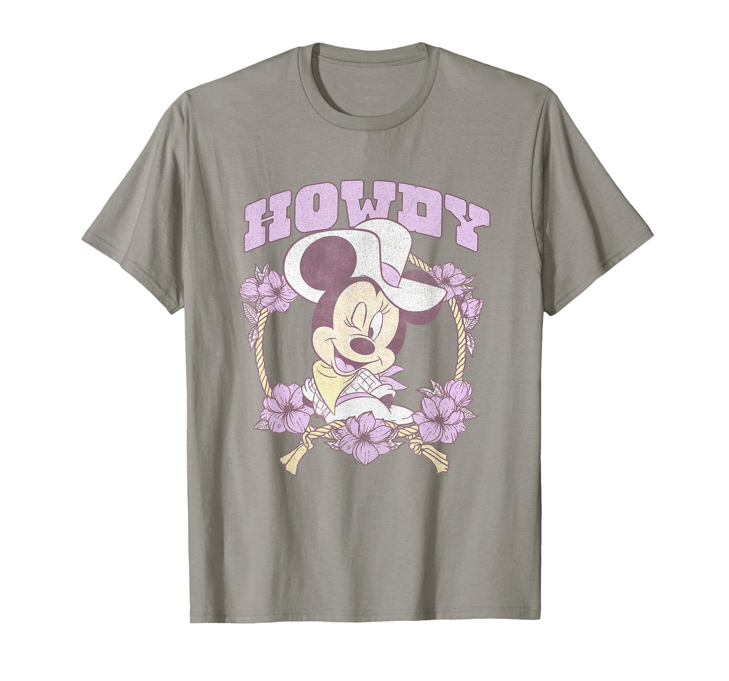 Disney Minnie Mouse Cute Cowgirl Minnie Vintage Big Logo T-Shirt