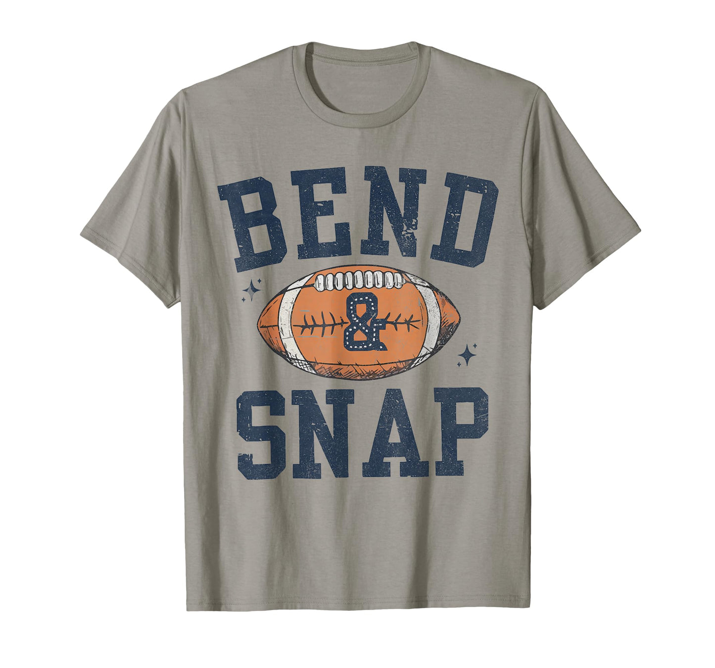 Funny Game Day Touchdown Season Cute Bend and Snap Football T-Shirt