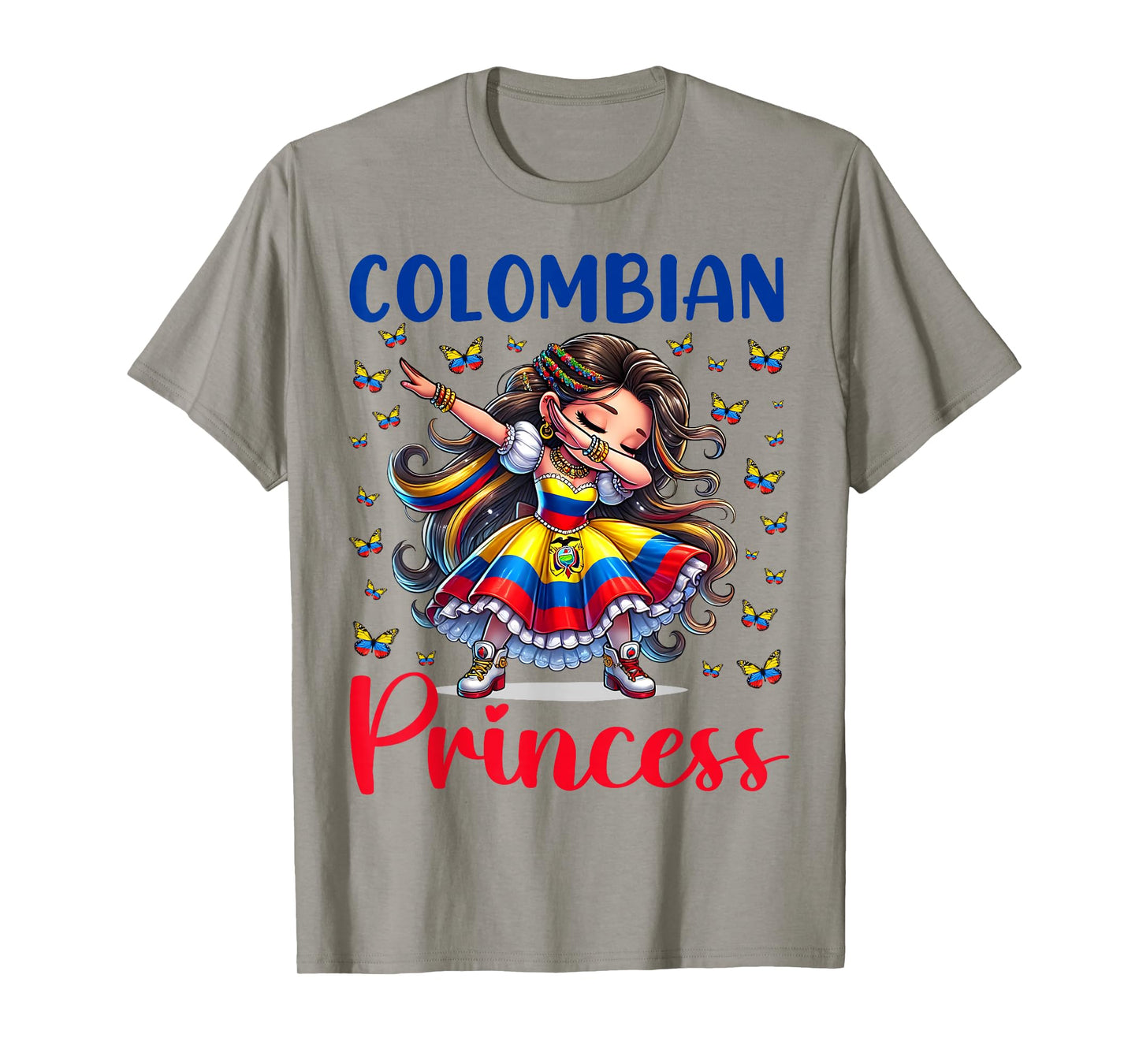 Colombian Princess Dabbing for girls & kids T-Shirt