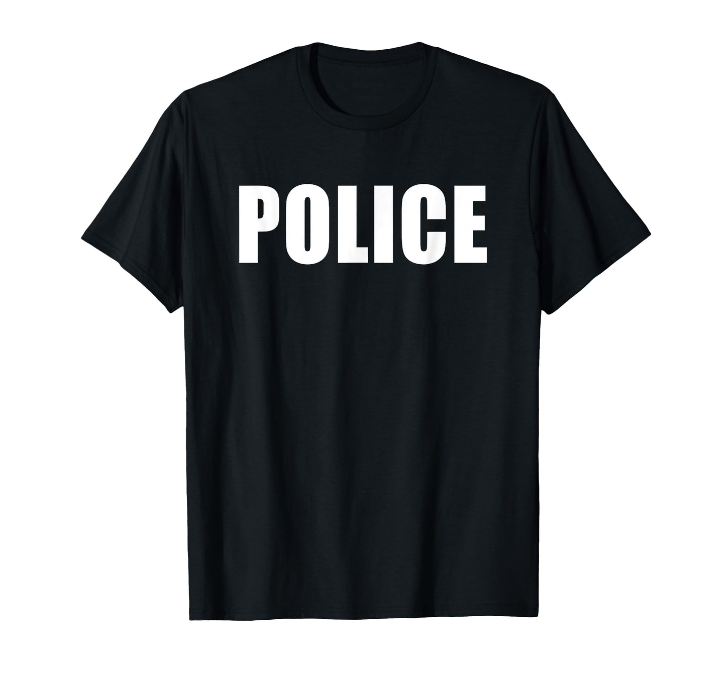 Police Uniform Men Women Policeman Police Officer Costume T-Shirt