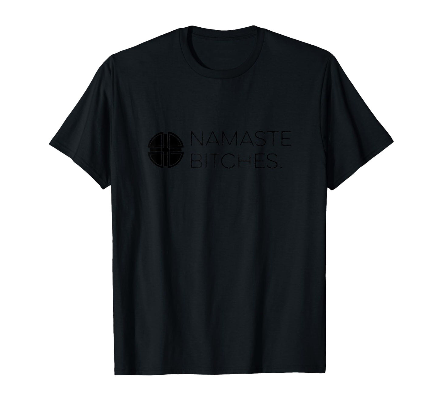 Zen AF | Mindfulness Designs Grey Namaste Bitches Yoga T-Shirt X-Small