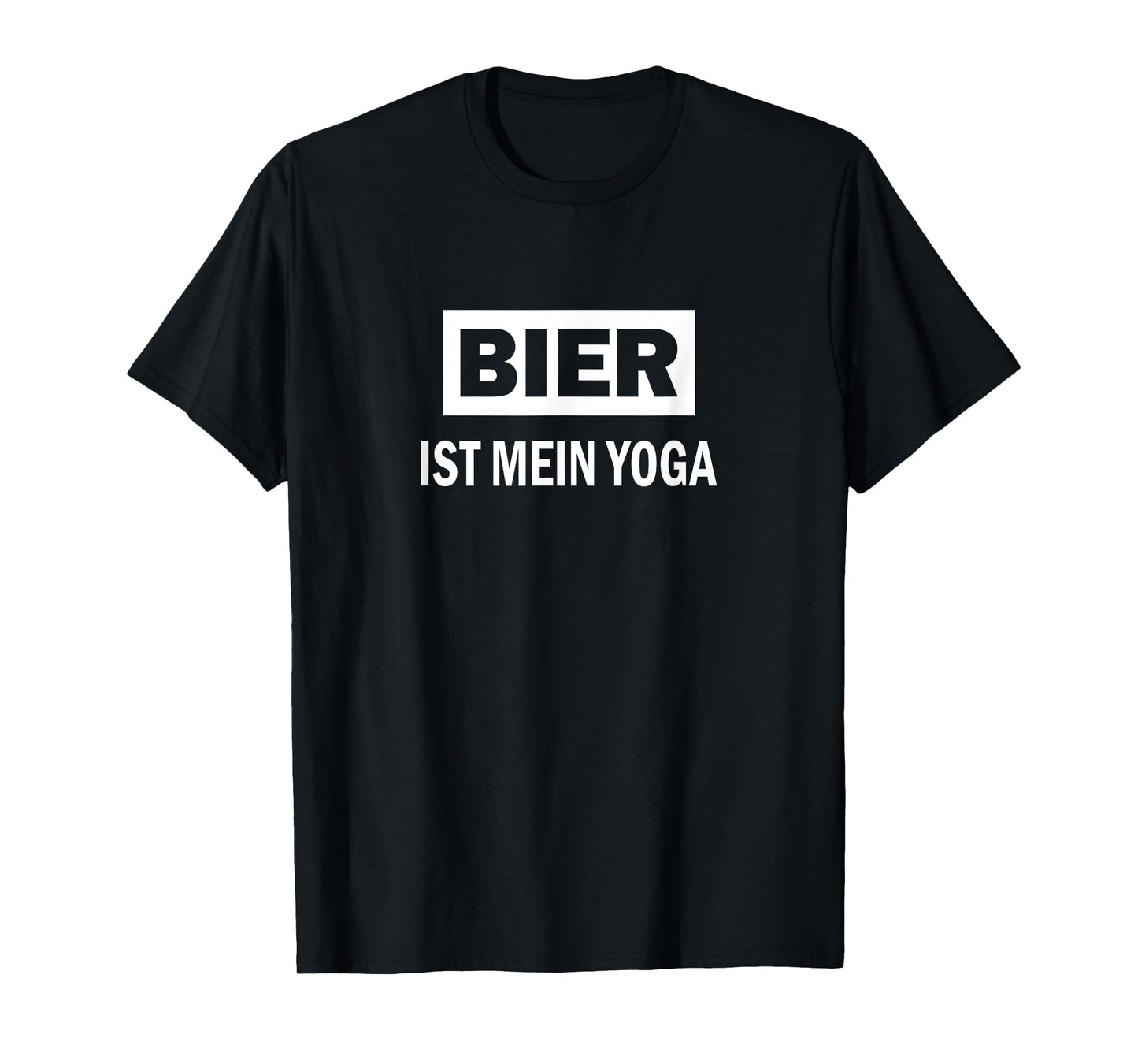 Bier ist mein Yoga Saying Beer T-Shirt T-Shirt