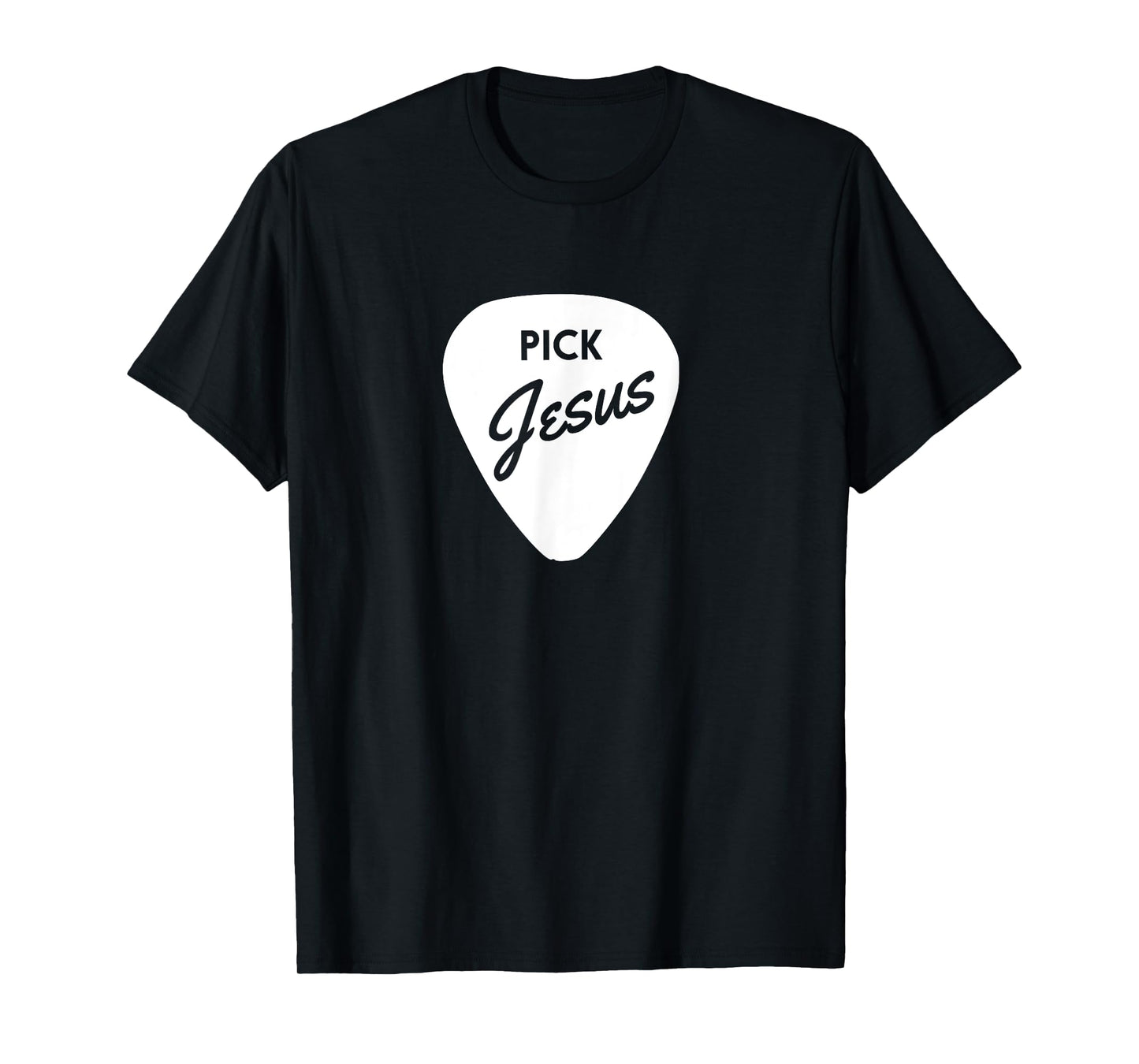 ChristianiTees: Guitar Pick Jesus T-Shirt T-Shirt
