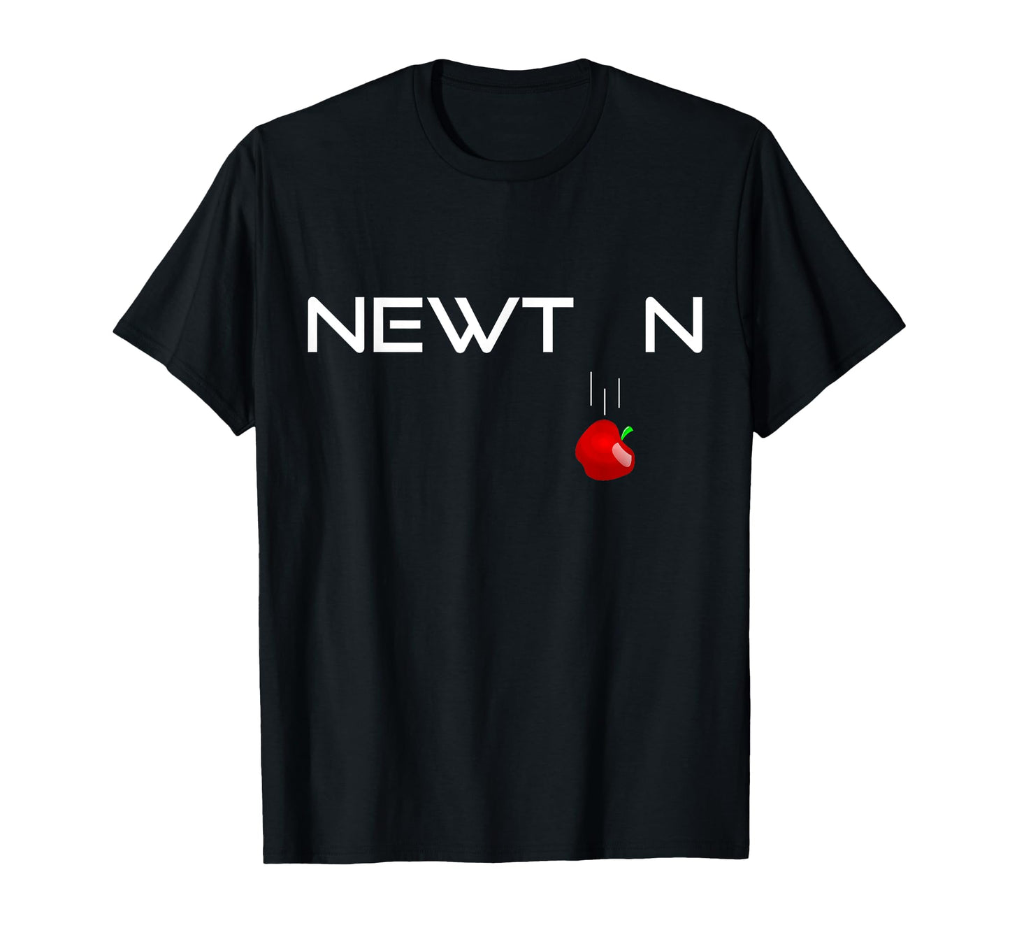 Isaac Newton, Physicist, Mathematician, Gravity Apple Art T-Shirt