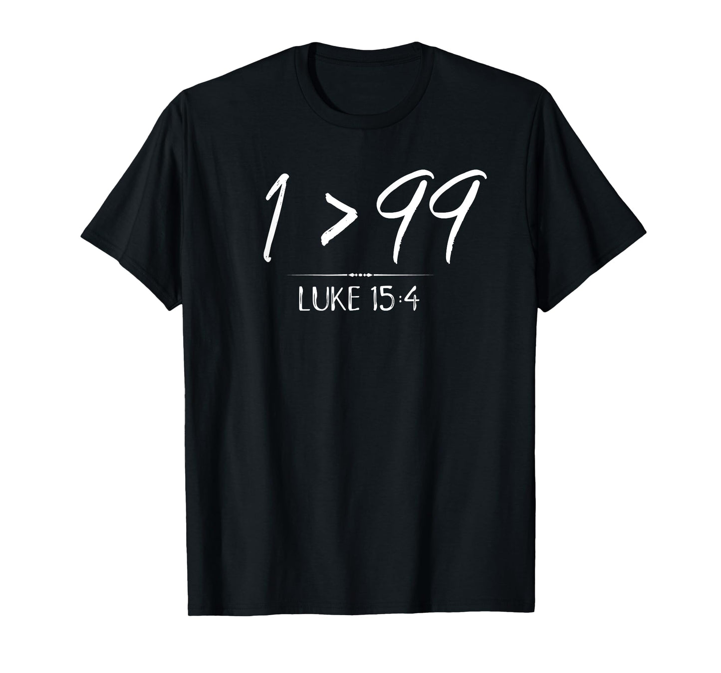 He Left The 99 To Rescue Me Christian Shirt Luke Sheep Gift T-Shirt