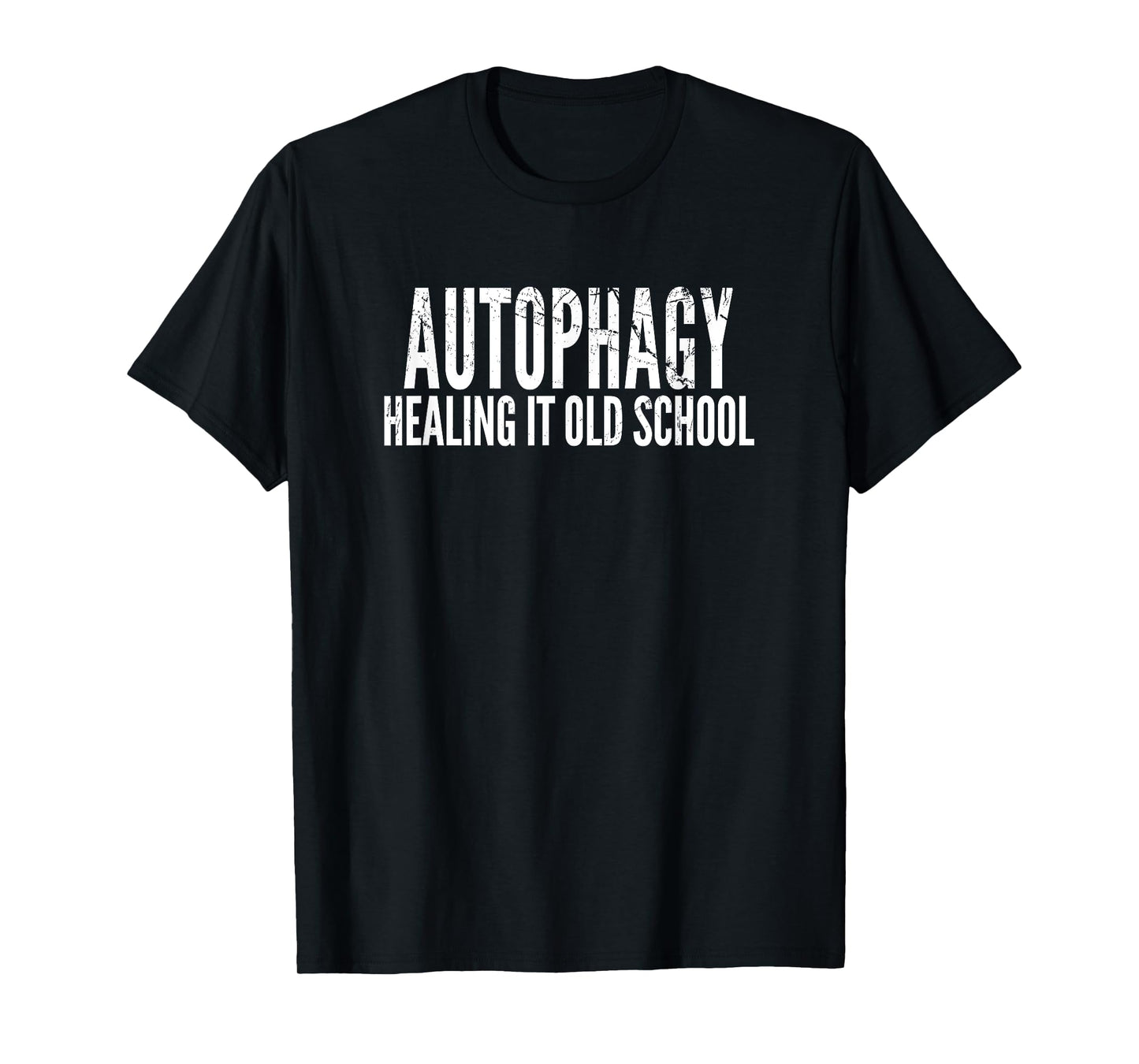 Autophagy Healing It Old School IF Fasting Natural Health T-Shirt