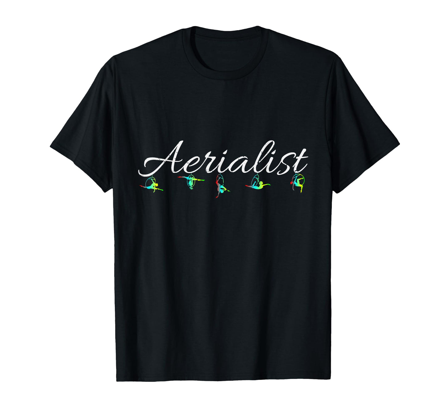 Cool Aerial Silk Yoga Trapeze Hoop Gift T-Shirt