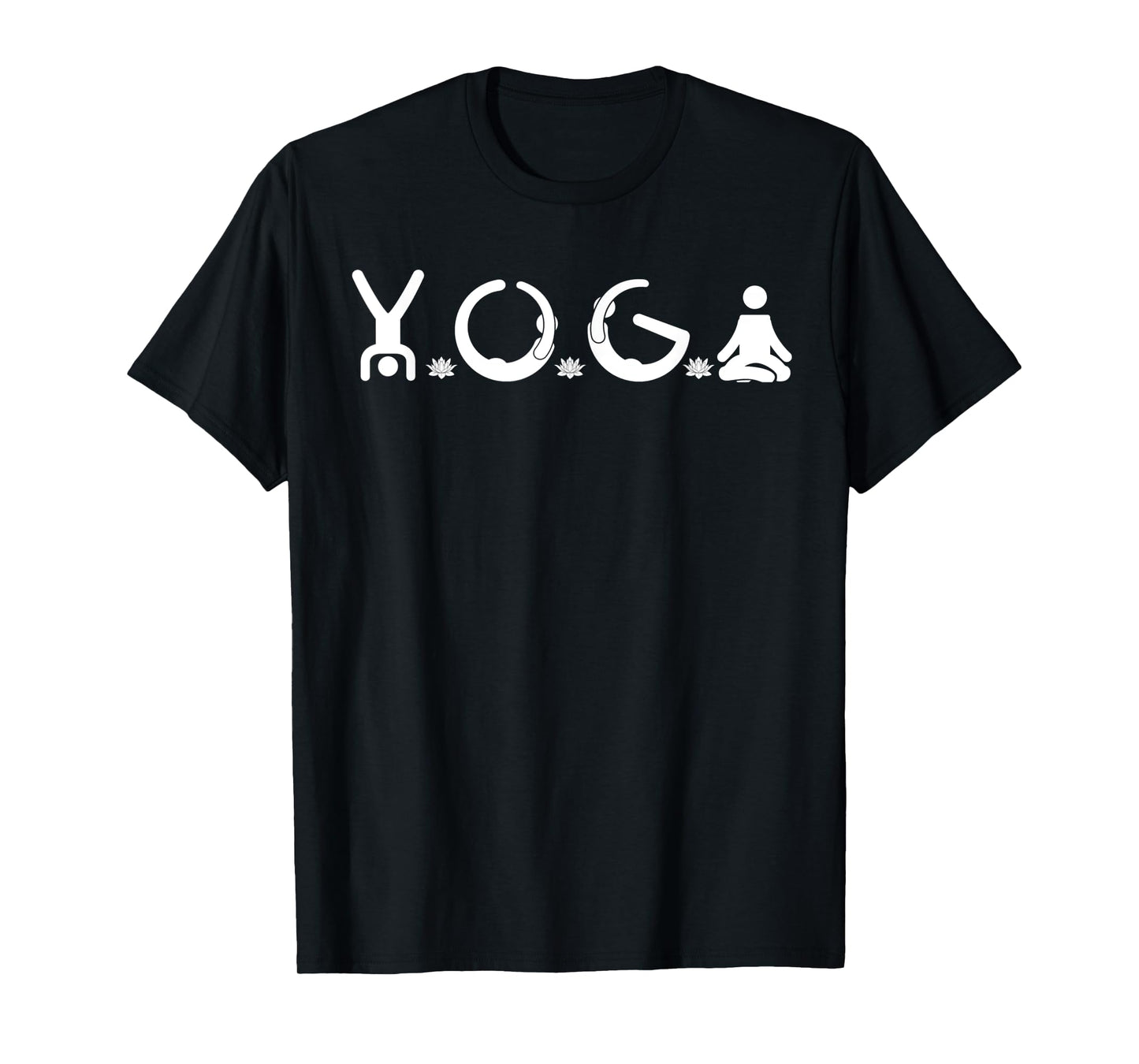 I Love Yoga Teacher Lover Yoga Addict Saying T-Shirt for Men Women Kids